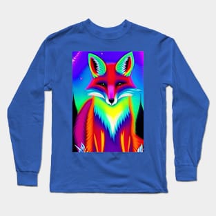 BEAUTIFUL SERENE RAINBOW FOX Long Sleeve T-Shirt